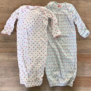 2 One Size Carters Baby Sleep Sacks Night gown